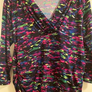 Peter Nygard Xl graphic knit top